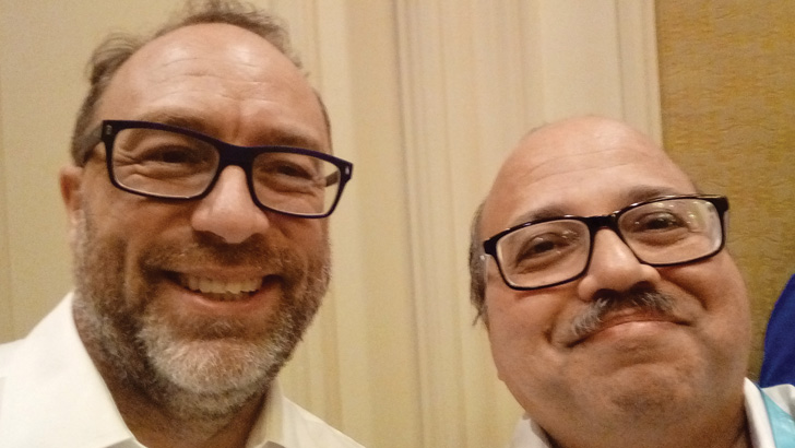 With Mr. Jimmy Wales, Owner of Wikipedia
