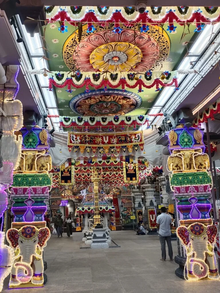 Sri Veeramakaliamman Temple Little India, Singapore Hindu temple, cultural landmark Singapore, Sri Veeramakaliamman Temple architecture, vibrant colors temple Singapore, Things to do in Singapore, Travel Singapore