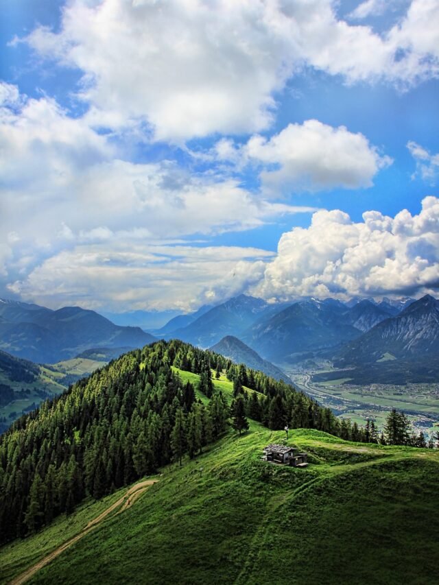 A beautiful mountain view