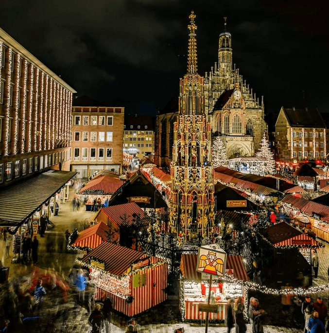 Nuremberg’s Christkindlesmarkt, Germany.