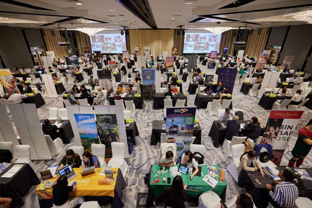 TravMedia Summit in Singapore: IMM Asia 2024 - view of stands
