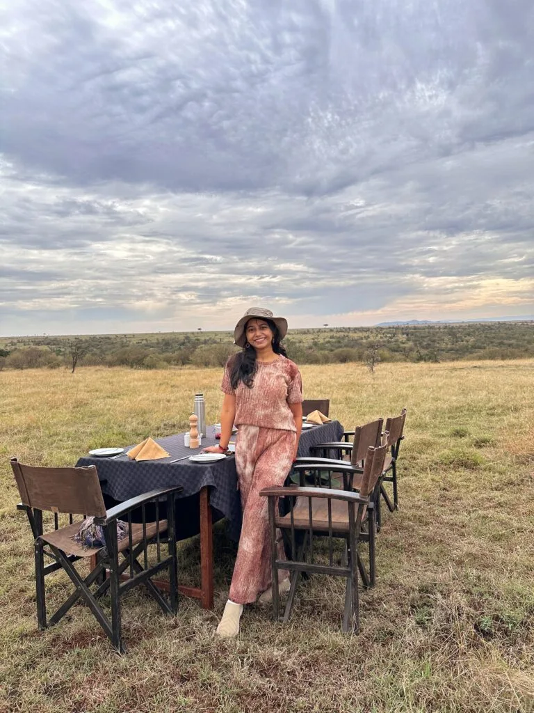 Bush Breakfast by Saruni Wilderness at Maasai Mara. 