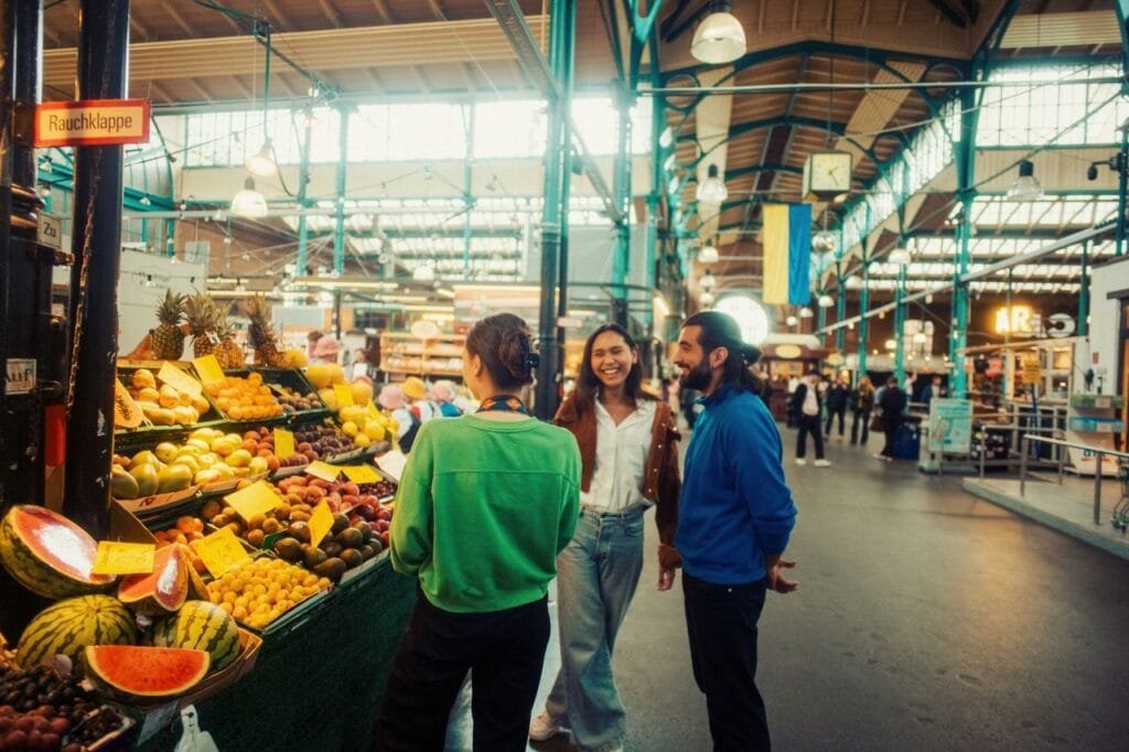 Culinary temple Markthalle Neun in Berlin-Kreuzberg