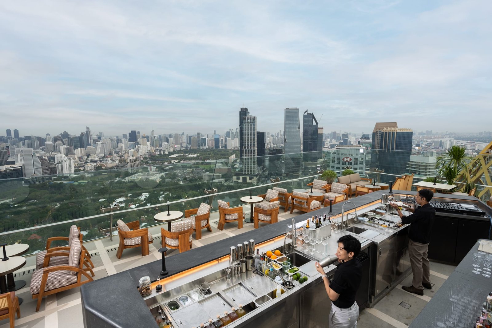 Spire Rooftop Bar Elevates Bangkok’s Nightlife in a Tropical Escape Above the City