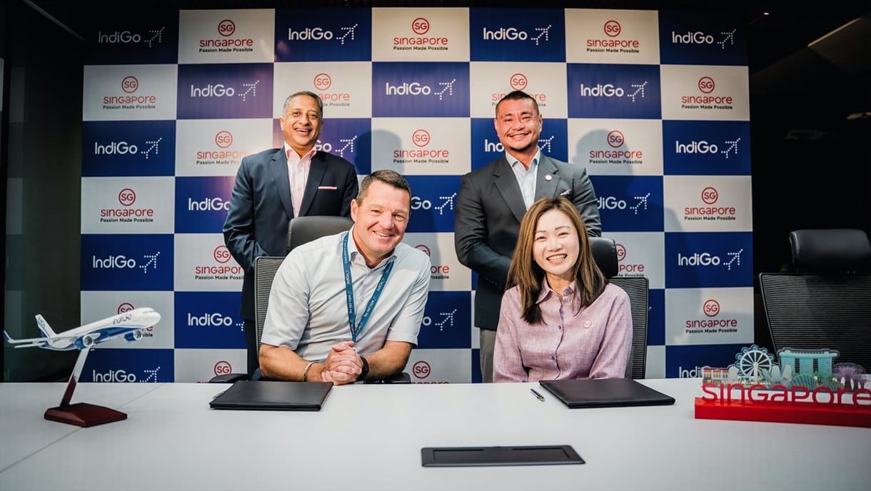 Singapore Tourism Board and IndiGo ink year-long strategic partnership to boost travel to Singapore
