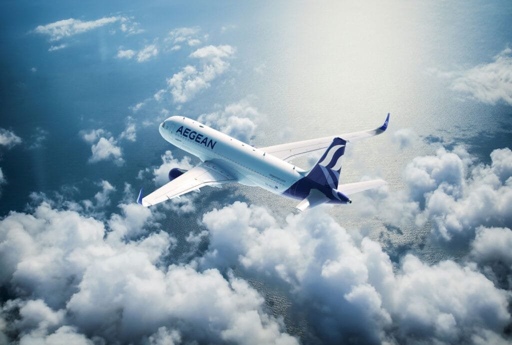 AEGEAN Aerial shot