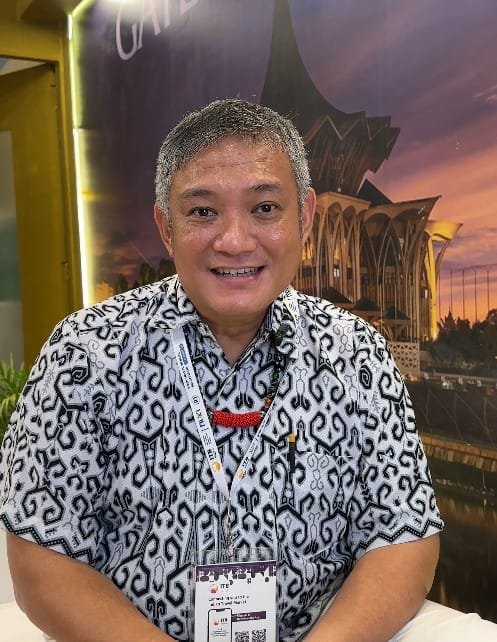Dylan Redas Noel, Director of Marketing at Sarawak Tourism Board at ITB India 2025