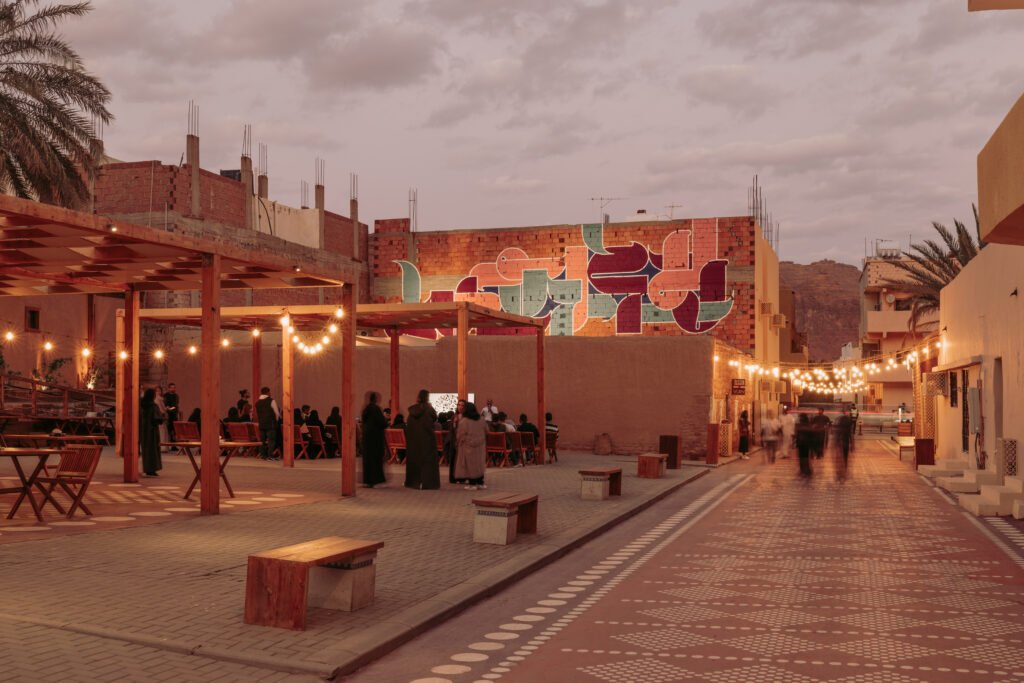 Public talk, eL Seed Mural, AlUla Arts Festival 2023.