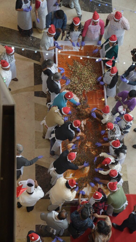 Christmas Cake Mixing Ceremony at Gokulam Park Sabari OMR