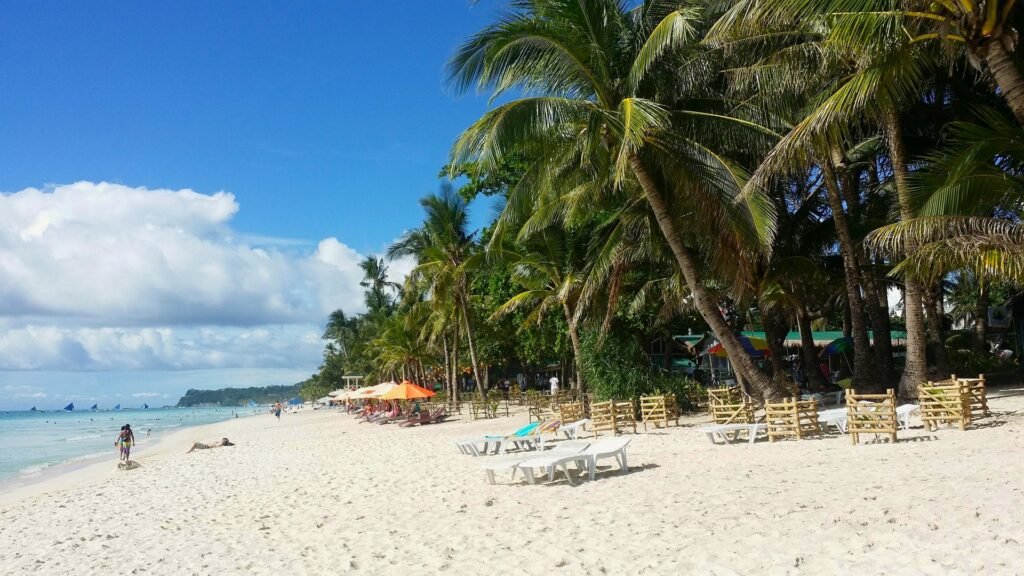 Relax on White Beach, Boracay, Philippines