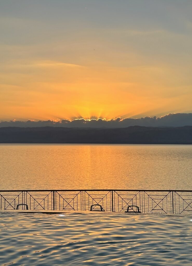 Sunset Over Dead Sea. Photo Pooja Amritkar