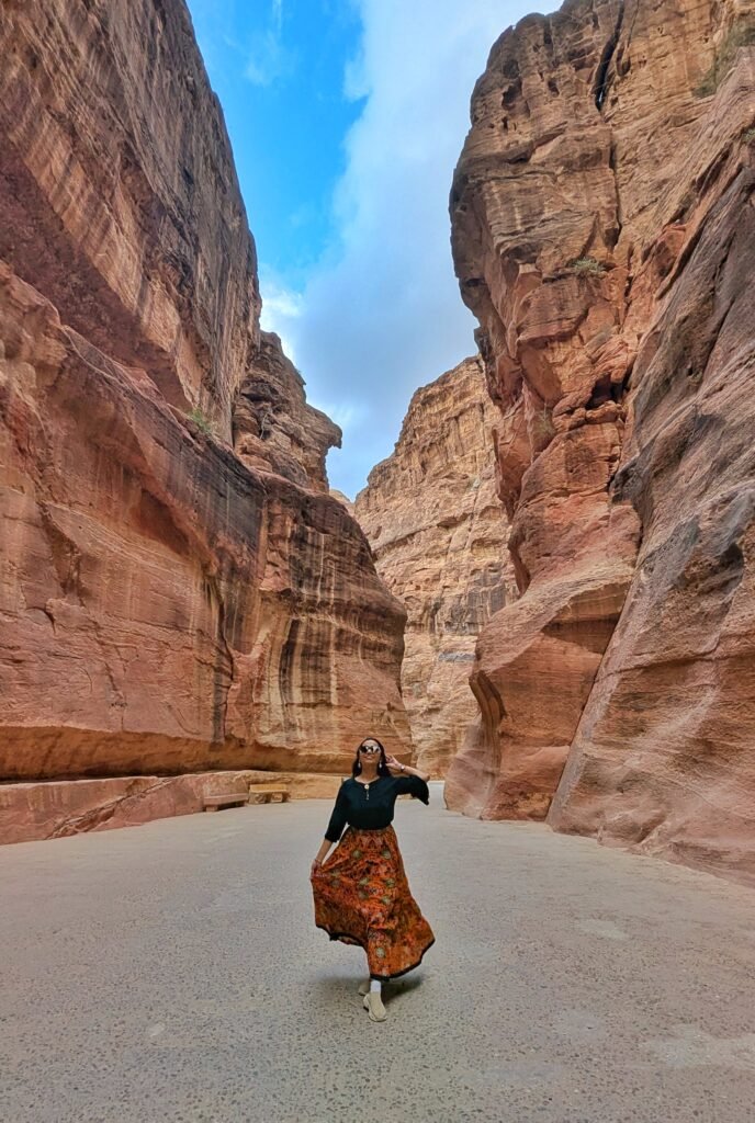 Walking through Siq. Photo Pooja Amritkar