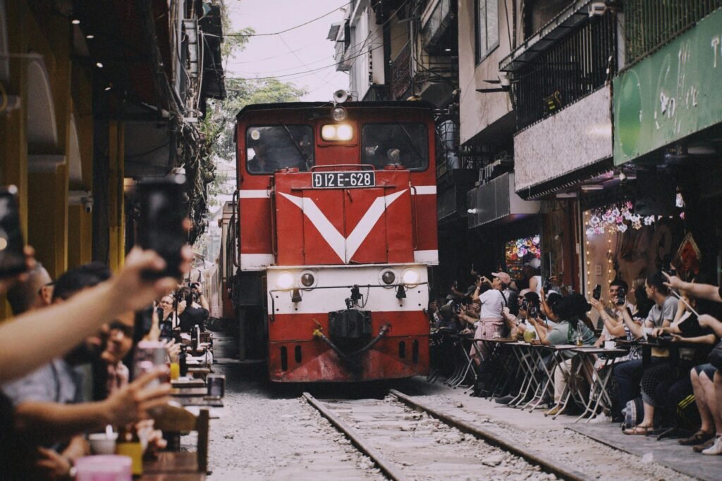 Hanoi train street. By Vitaly Gariev