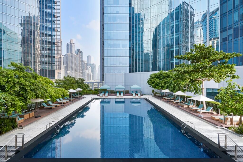 Anantara Downtown Dubai Hotel Pool View