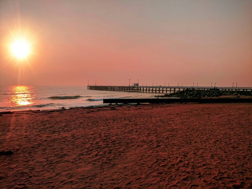 Best Monsoon Road Trips in India. Rock beach, Pondicherry, India