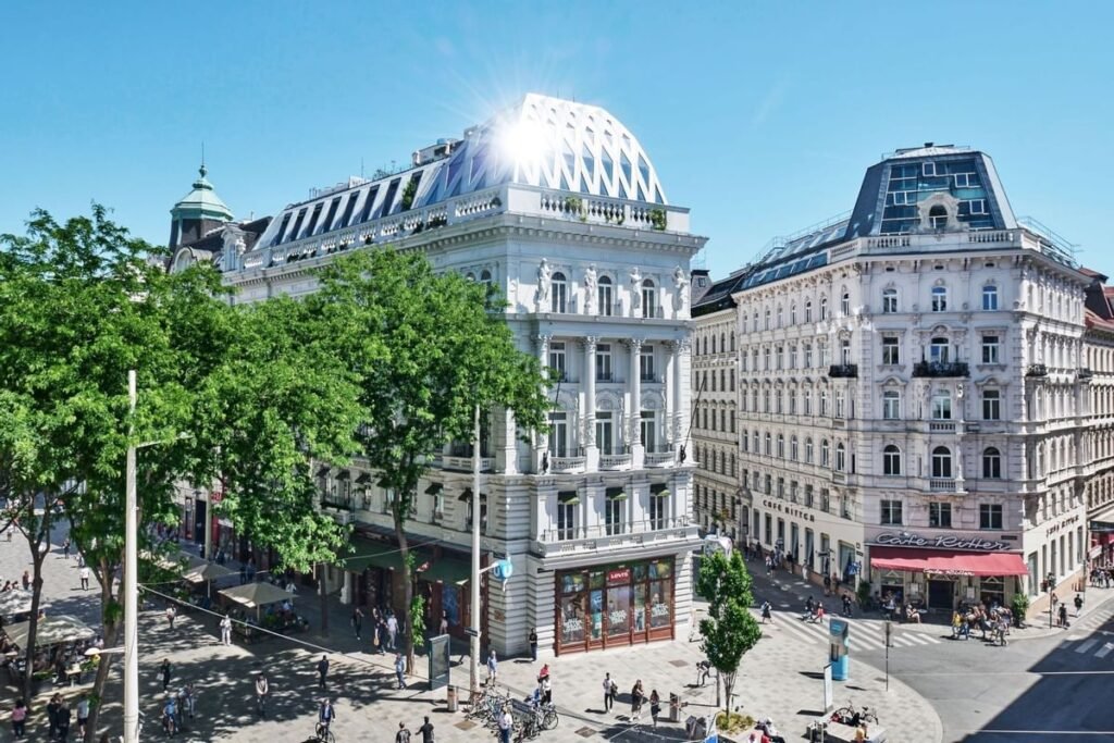 Hotel MOTTO exterior view in Vienna