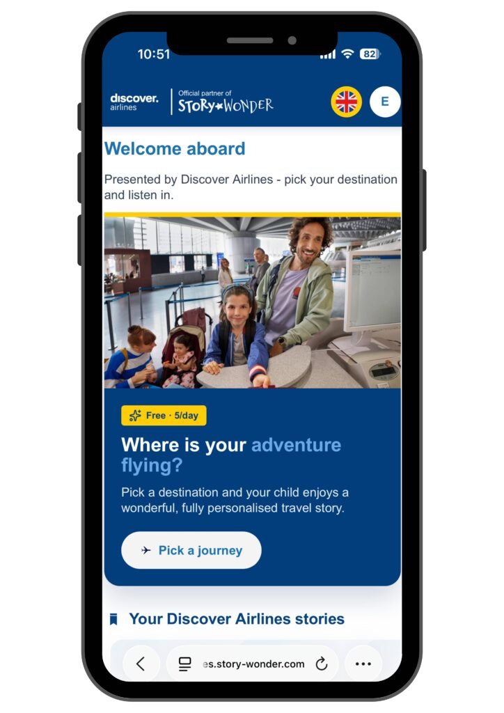 Spafax and Discover Airlines launch branded digital storytelling with StoryWonder