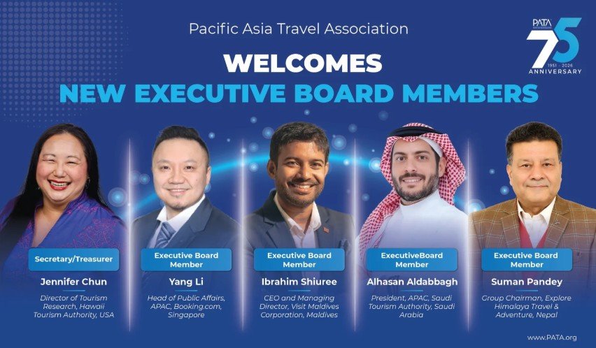 PATA Expands Executive Board with Five New Members from Across Asia Pacific
