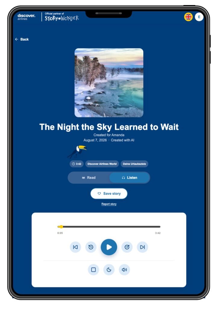 Spafax and Discover Airlines launch branded digital storytelling with StoryWonder